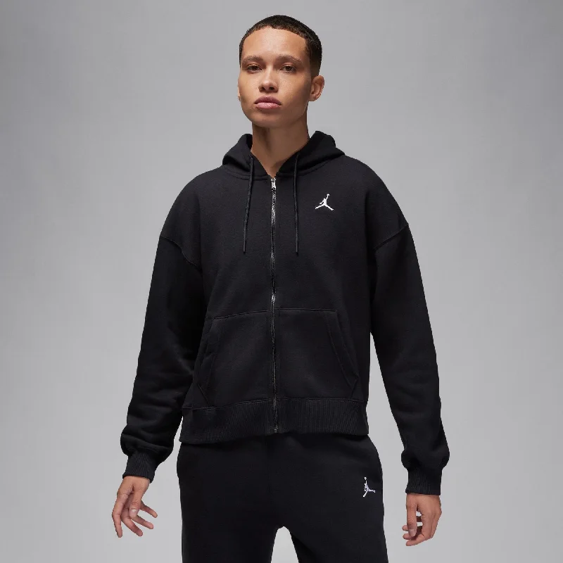 Brooklyn Fleece Hoodie Full-Zip Ls Top Loose Fit Pullover