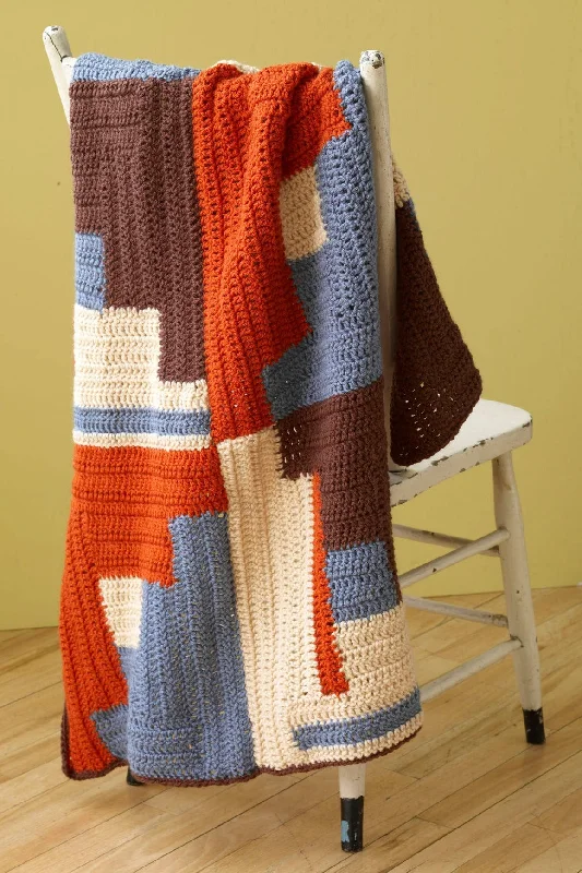 Irregular Squares Afghan (Crochet)