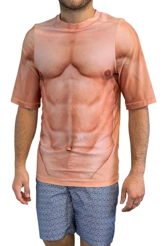 Men's 3D Muscle Graphic T-shirt S850079