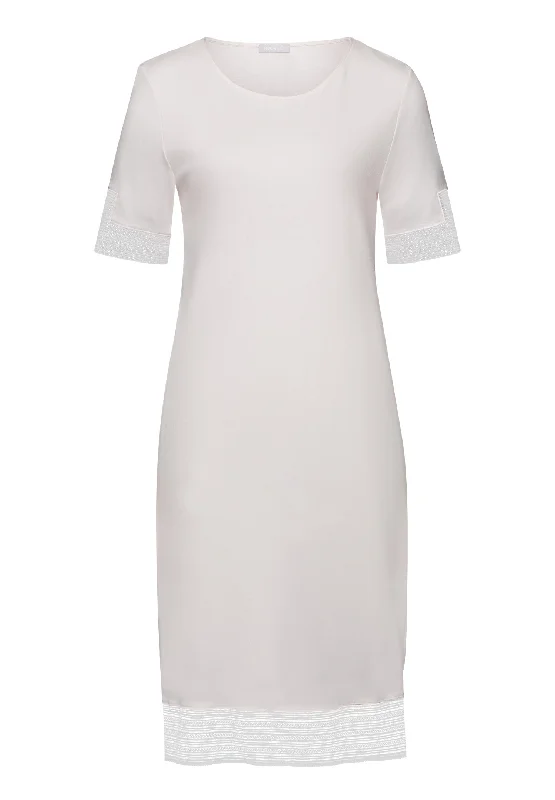 Sophie Short Sleeve Nightgown 100cm | Rose Cream 74877-1393 Fall pajama sets
