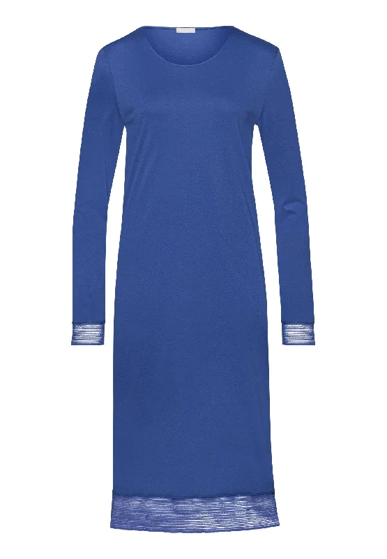 Sophie Long Sleeve Nightgown 110cm | Blue Horizon 74878-2546 Spa pajama sets
