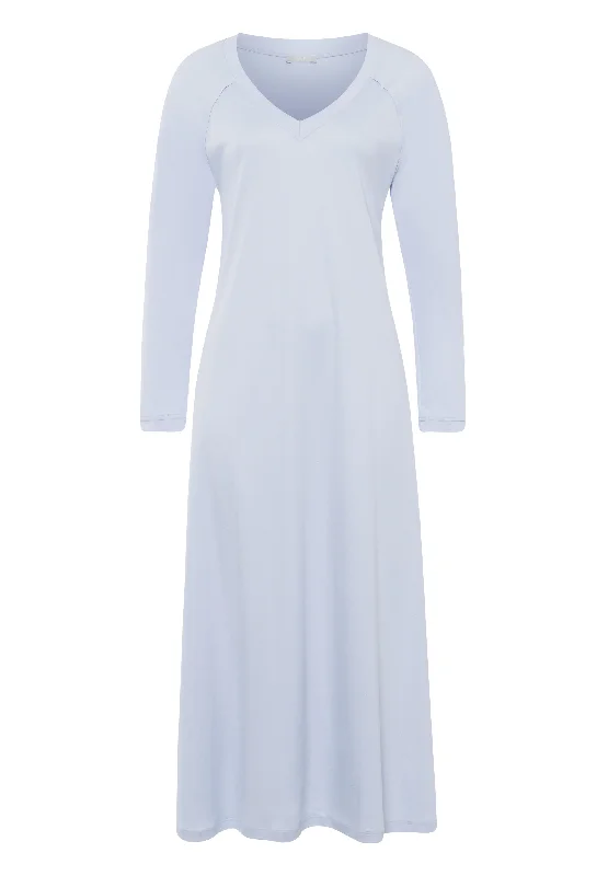 Pure Essence Cotton V-Neck Nightgown 130cm | Blue Glow 77947-511 Affordable pajama sets Pure Essence Cotton V-Neck Nightgown 130cm | Blue Glow 77947-511 Affordable pajama sets