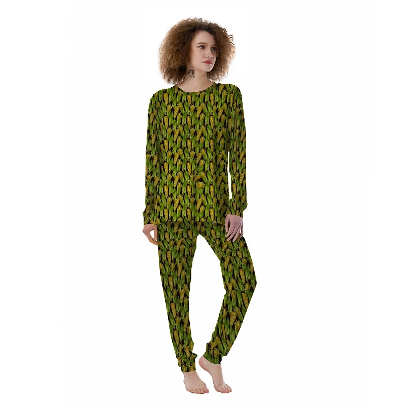 Corn Pattern Print Women's Pajamas Affordable pajama sets