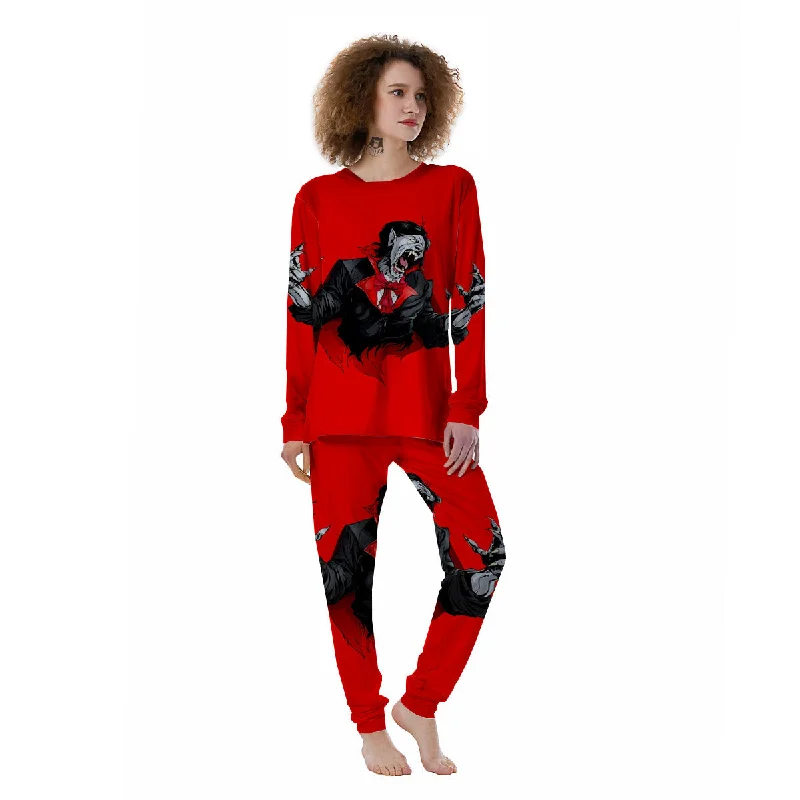 Count Dracula Print Women's Pajamas Travel pajama sets