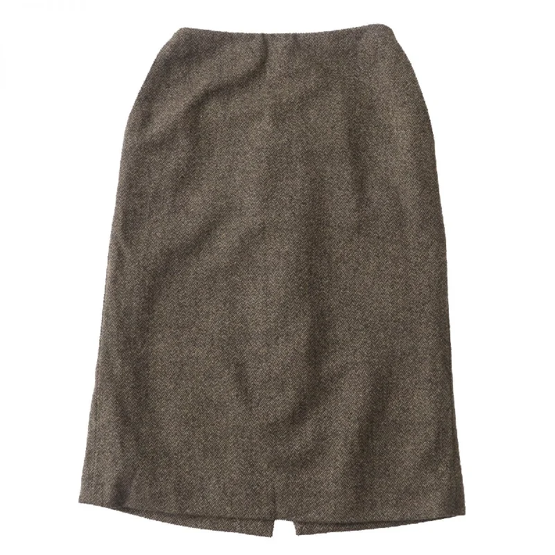 Hermes Cashmere Wool Silk Skirt, Size 34 Minimalist unclassified skirts