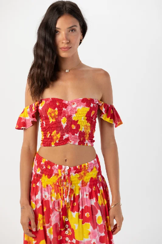 Hollie Crop Top Beaded unclassified skirts
