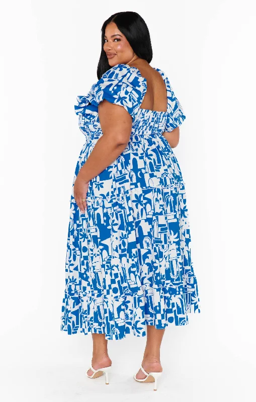 Afternoon Tea Dress ~ Santorini Escape Budget-friendly unclassified dresses