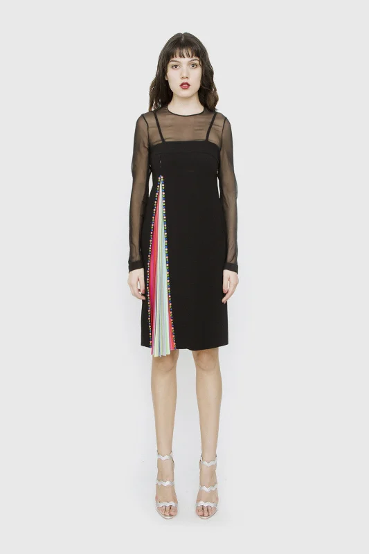 ARAPOVA RAINBOW PLEAT DRESS Luxury unclassified dresses