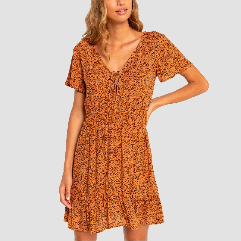 Billabong Day Trippin Dress Toffee - Womens Knitted unclassified dresses