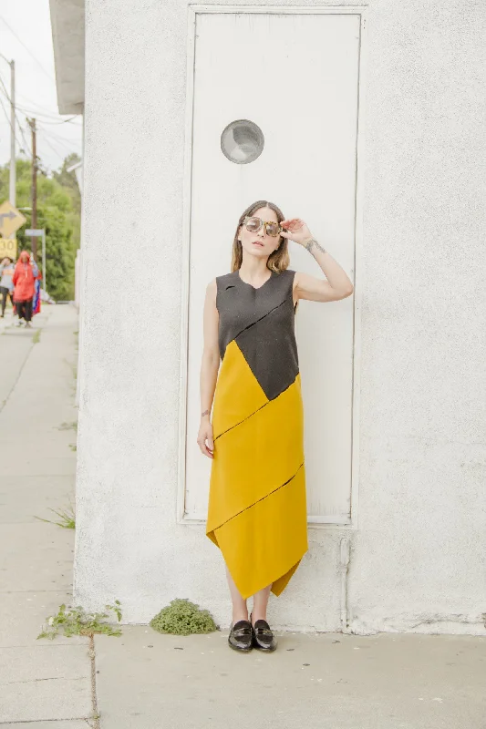 COLORBLOCK SPINAL DRESS Beaded unclassified dresses