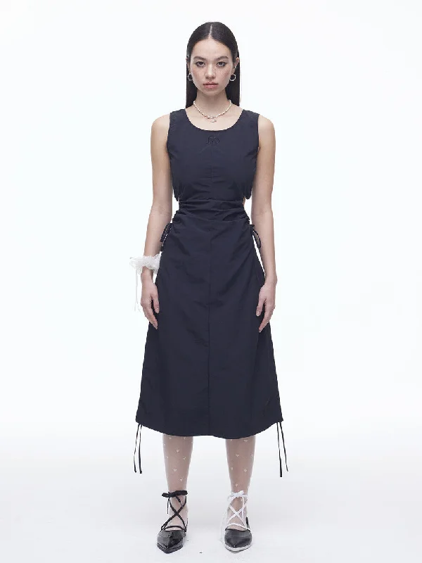 [DILETTANTISME] SS 24 Nylon Heart String Dress (BK) Luxury unclassified dresses