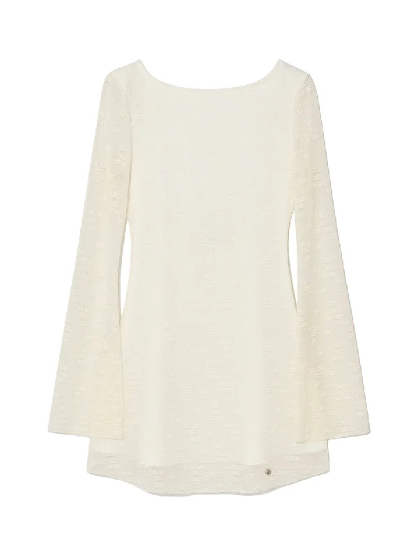 [GLOWNY] SS 24 TIFFANY BACKLESS DRESS (IVORY) Color block unclassified dresses