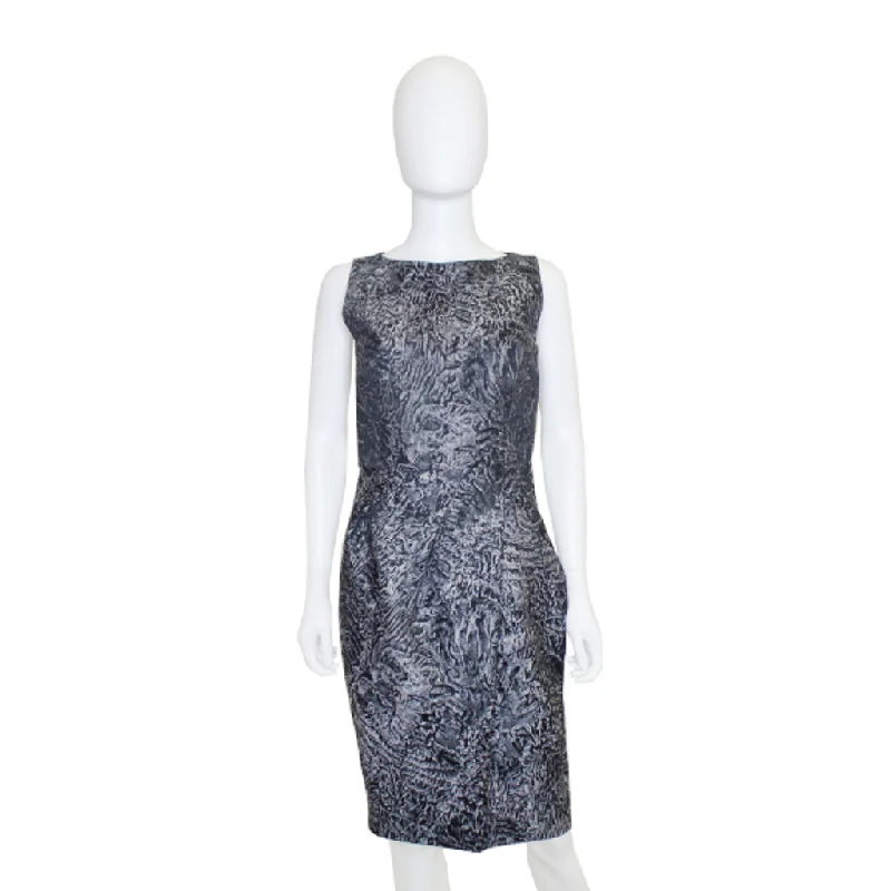 Gray Sheath Dress Cotton unclassified dresses