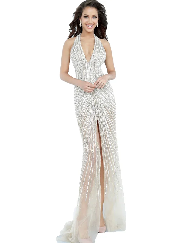 Jovani Nude Beaded Sexy Jovani Prom Dress Women's unclassified dresses
