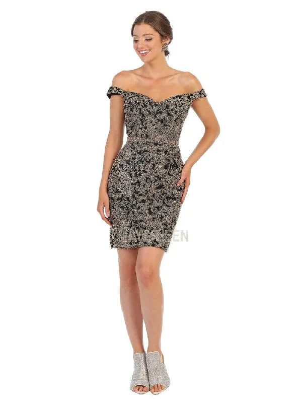 May Queen MQ1715 Metallic unclassified dresses