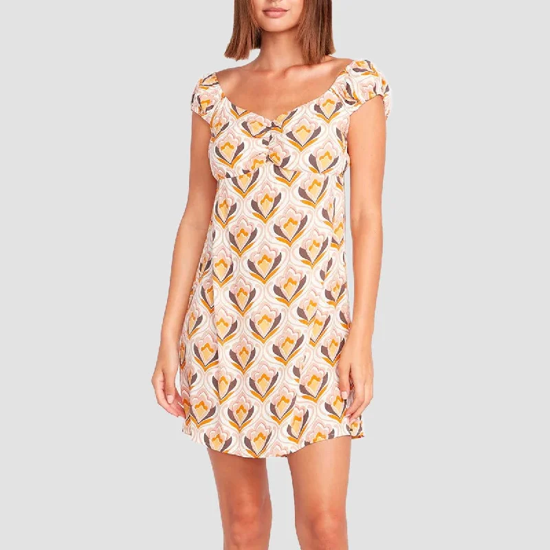 Volcom New Threads Dress Hazelnut - Womens Budget-friendly unclassified dresses